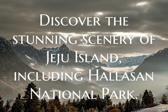 Discover the stunning scenery of Jeju Island, incl...