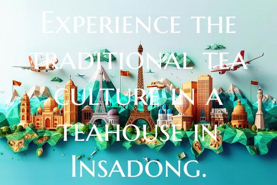 Experience the traditional tea culture in a teahou...