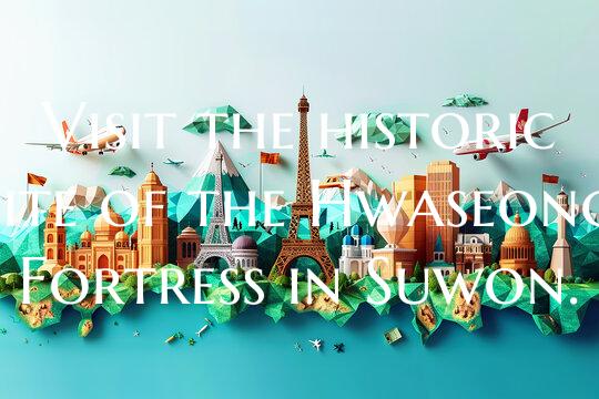 Visit the historic site of the Hwaseong Fortress i...