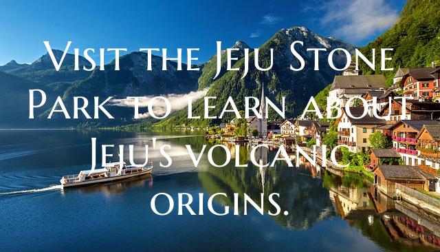 Visit the Jeju Stone Park to learn about Jeju's vo...